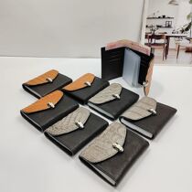 Rare real crocodile leather and first-layer cowhide wallet womens long thin temperament clutch niche design large capacity card holder