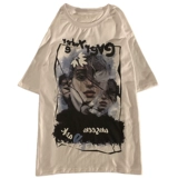 Tide, летняя ретро футболка, европейский стиль, свободный крой