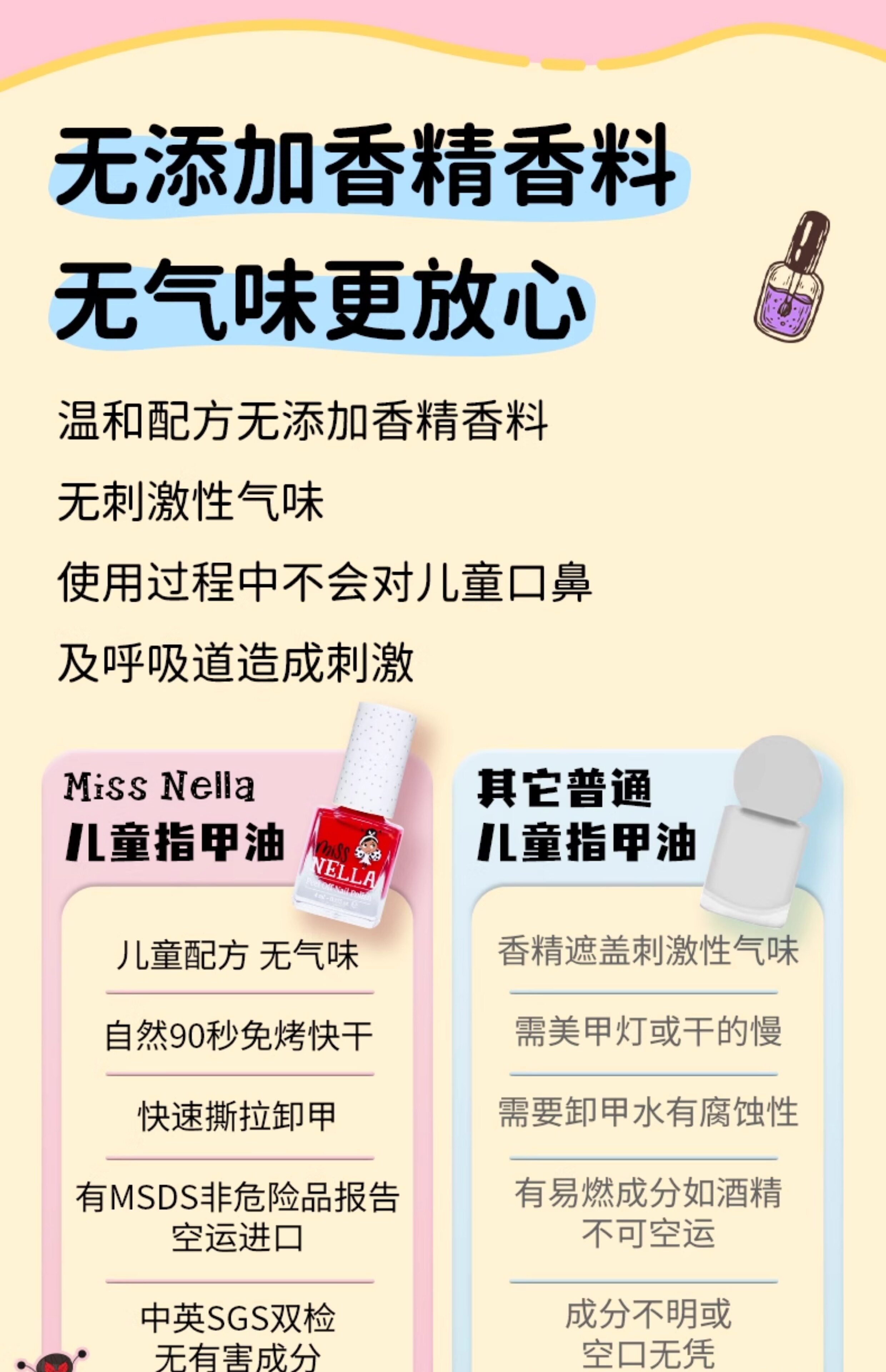 儿童彩妆套装 新品2025女童生日礼物missnella英伦玫瑰儿童彩妆套装化妆品礼盒