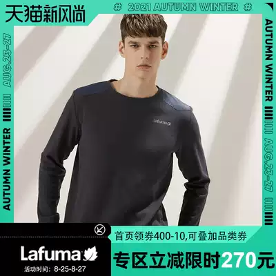 LAFUMA men's outdoor travel WAFFLE stitching round neck long-sleeved T-shirt LMTS8CL75