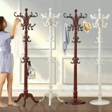 Деревянная универсальная вешалка из натурального дерева для домашнего использования