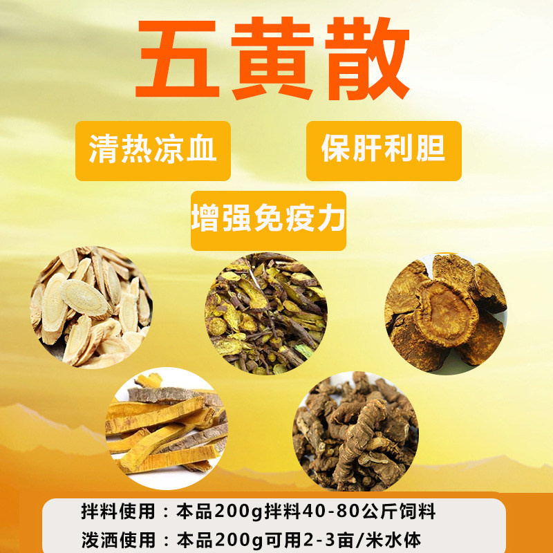 水产五黄散+三黄粉:解决鱼虾出血烂鳃难题,养出健康新活力!-其他益生菌-淘宝好物网