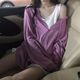 lụa băng mỏng dài tay phụ nữ knitshirt của mùa hè Hàn Quốc loose-fitting đội mũ trùm đầu áo nịt áo khoác nắng Pháp bảo vệ đầu