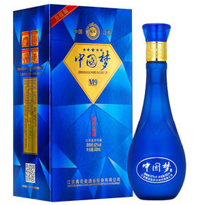 中国梦白酒礼盒浓香型整箱6瓶