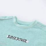 Летняя детская хлопковая футболка, нарукавники, короткий рукав