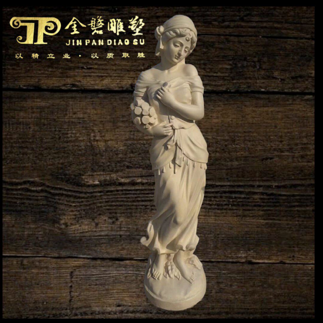Angel Sculptures Glass Fiber Imitation Bronze Angel Sculptures Sandstone Figures Manufacturer Landscaping Characters Pendulum