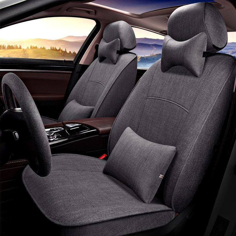 Toyota Senna sleeve Sienna big bully King Preevia 7 8 7 seats special seat cover cloth art cushion all-Taobao