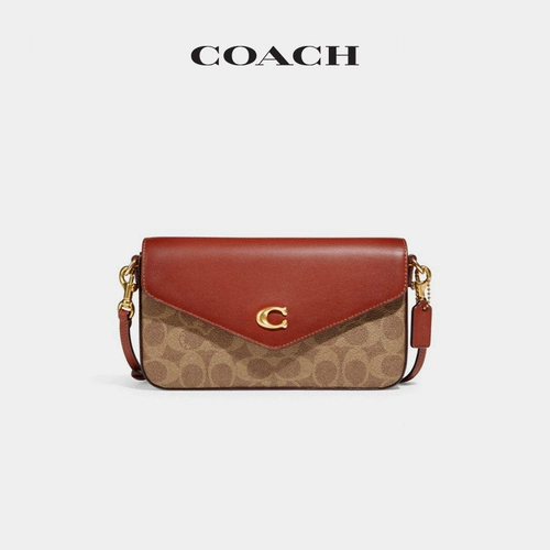 COACH/蔻驰 Классическая сумка через плечо, ретро сумка подмышку для отдыха
