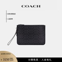 COACH Mens Classic Signature CHARTER Clutch