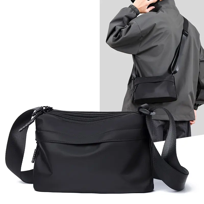 New Crossbody Bag for Men, Simple and Versatile Men's Small Bag for Going Out, Portable Casual Shoulder Bag