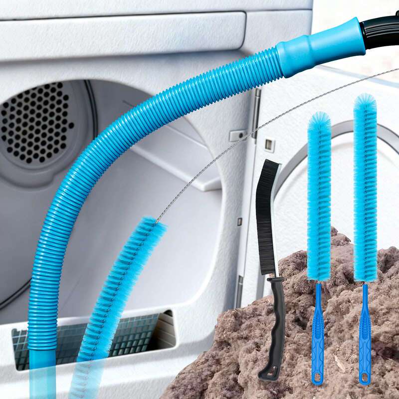 Popular Daily Necessities Vacuum Cleaner Vent Cleaning Kit Long Brush Dryer Hose Lint Remover