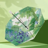 Автоматический профессиональный маленький портативный зонтик на солнечной энергии, полностью автоматический, защита от солнца, защита от ультрафиолета