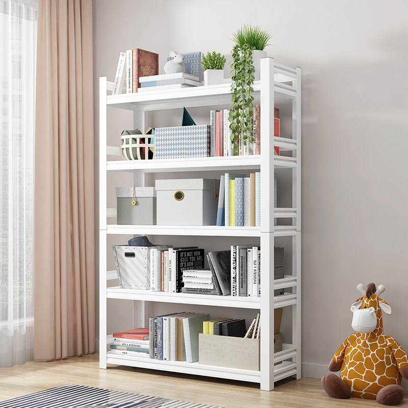 Home Shelf Floor Multilayer Bookshelves Shelve Shelf Kitchen Living-room Balcony Debris Shelf Display Containing shelf Iron frame