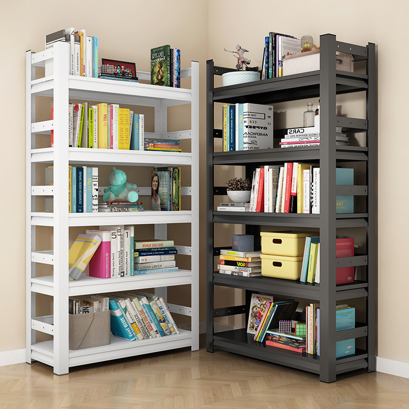 Metal Bookshelf Storage Rack, Multi-Layer Floor-Standing Simple Bookcase for Home Use, Living Room Storage Iron Shelf, Steel Bookshelf Metal Bookshelf Storage Rack, Multi-Layer Floor-Standing Simple Bookcase for Home Use, Living Room Storage Iron Shelf, Steel Bookshelf
