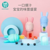 Детский силиконовый прорезыватель для фруктов и овощей, кролик, детская игрушка, ниблер, соска для прикорма