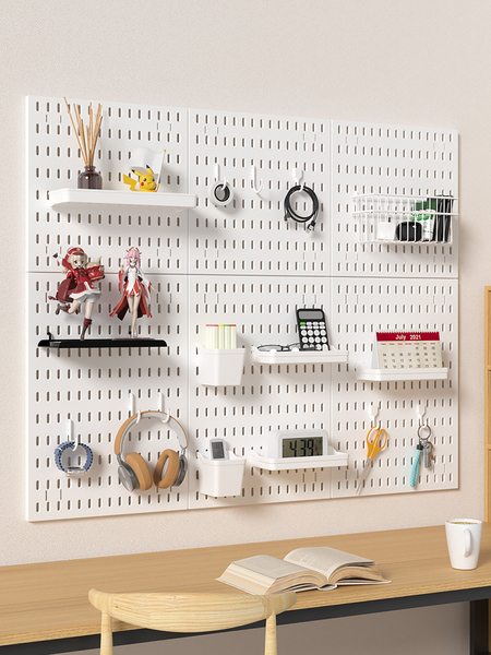 Punch-Free College Student Desk Wall Stationery Wire-Wrap Board