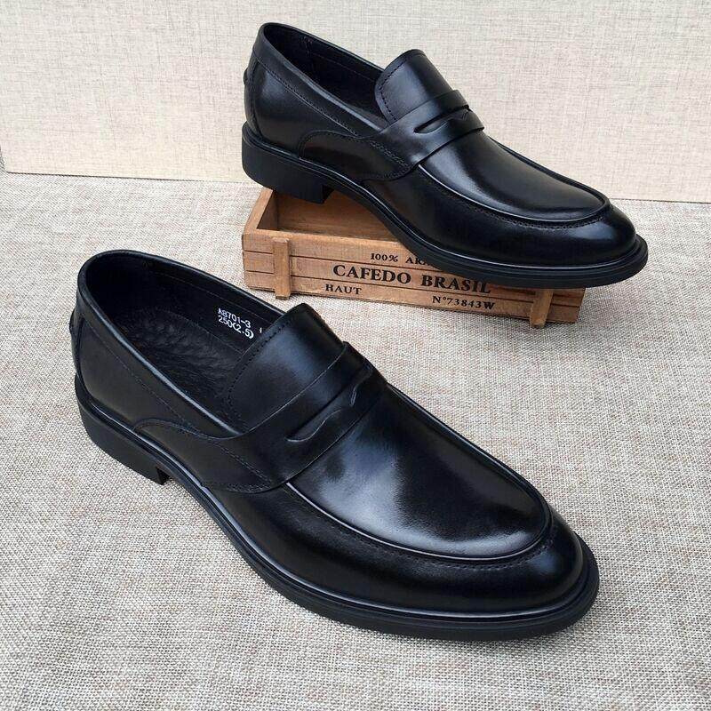 Denmark withdrawal from the cabinet special clearance men's shoes leather business formal leather shoes cowhide British comfortable men's single shoes casual shoes