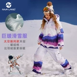 Детский утепленный лыжный лыжный костюм, зимняя куртка для мальчиков, пуховик