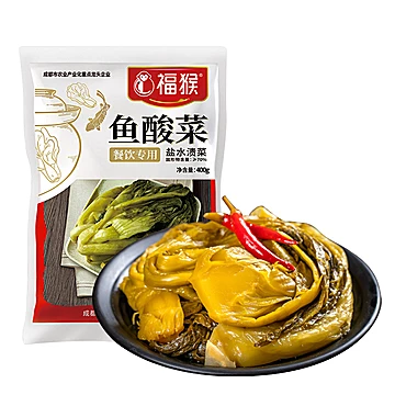 正宗四川福猴酸菜鱼酸菜400g*5