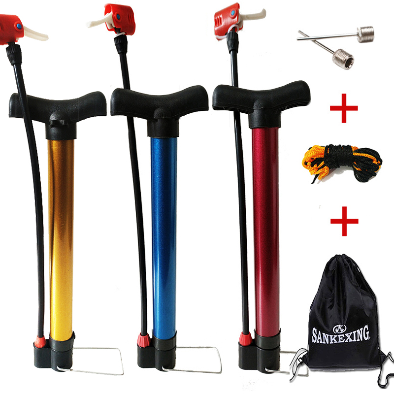Multi-function upgrade basketball pump bike high pressure portable leather ball football swimming ring inflatable barrel ball needle