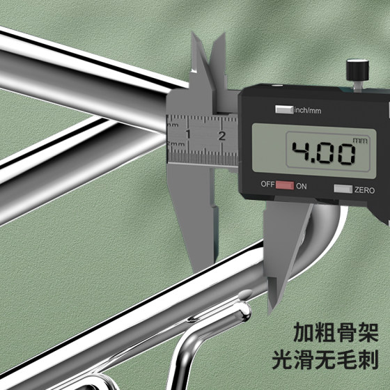 顺艺多夹子晾衣架加粗不锈钢防风晒架20夹防风袜子架婴儿晾晒专用