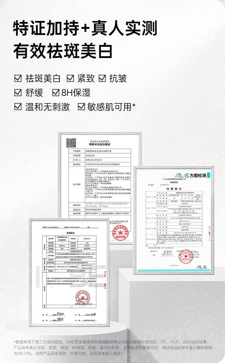 【中国直邮】 韩国 RNW 烟酰胺美白淡斑次抛精华液 抗氧提亮抗皱紧致温和舒缓敏肌可用 30支/盒