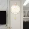 Light luxury deer head European wall clock Household living room fashion hanging watch creative clock Net red Simple modern wall clock