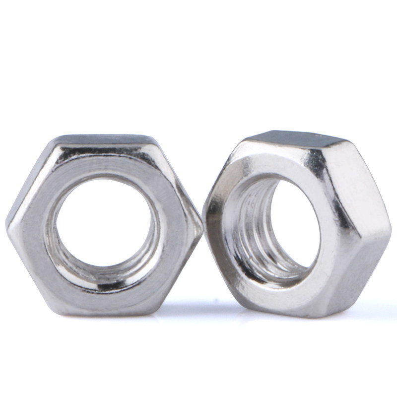 Nickel plated hexagon nut small nut nut nut nut nut M1 4M2M2 5M3M4M5M5M6