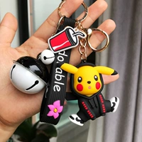 Черный пикачу+черно -белый колокол