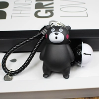 Стоящий черный медведь + Черно-белое + Черная веревка