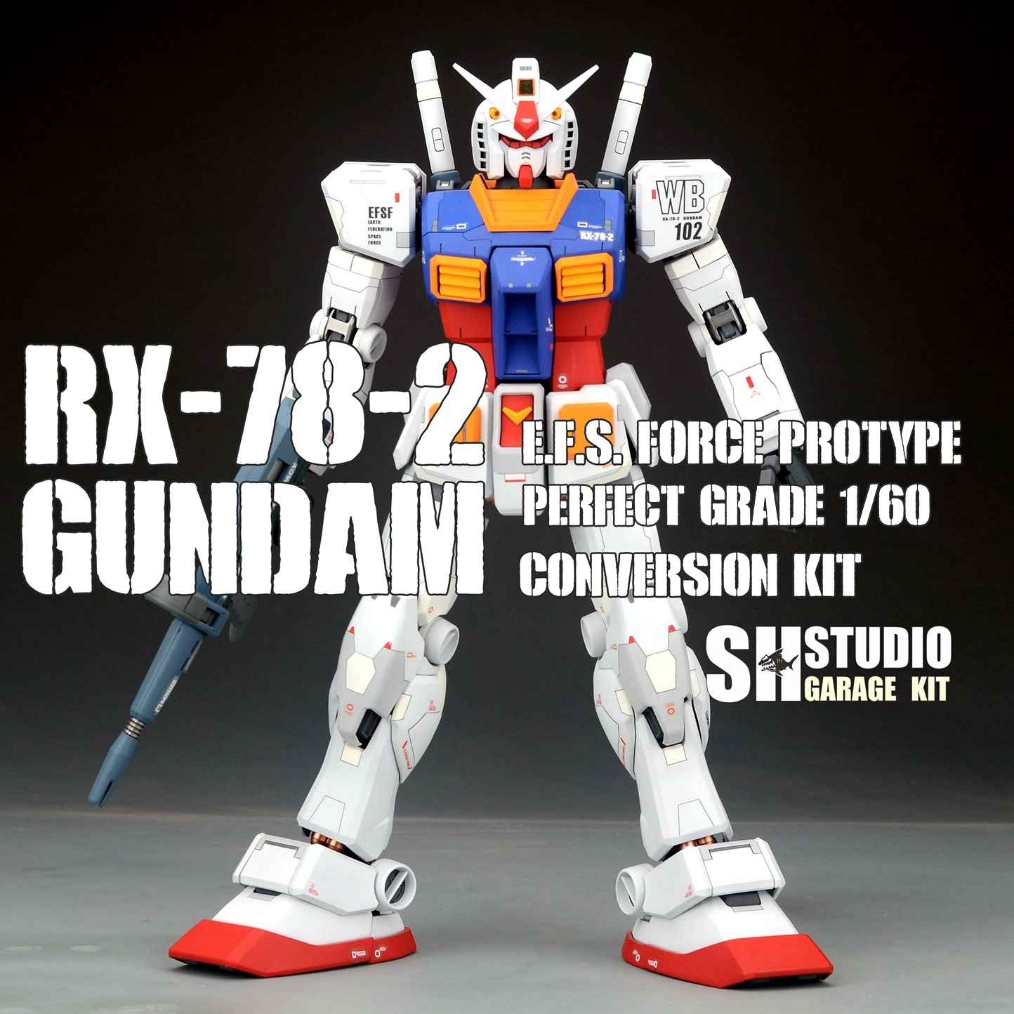 SH PG 1/60 RX-78-2 EVO 元祖78 細節版樹脂GK 改件