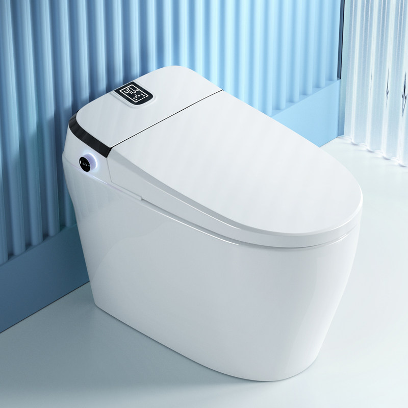 Intelligent toilet cover integrated household automatic intelligent toilet siphon type instant toilet without water pressure limit