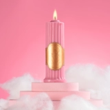 UPKO Элитная подарочная коробка, комплект, барабан, свеча, чокер