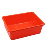 Пластиковая коробка для хранения, белая прямоугольная маленькая игрушка