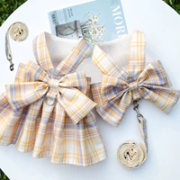 Четыре -купюр 273 (юбка+жилет) тяга желтая белая сетка