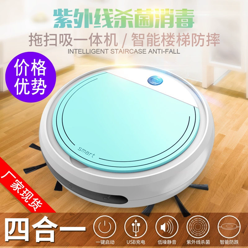 Robot quét dọn nhà thông minh Robot quét bụi máy hút bụi Máy làm sạch lười biếng - Robot hút bụi