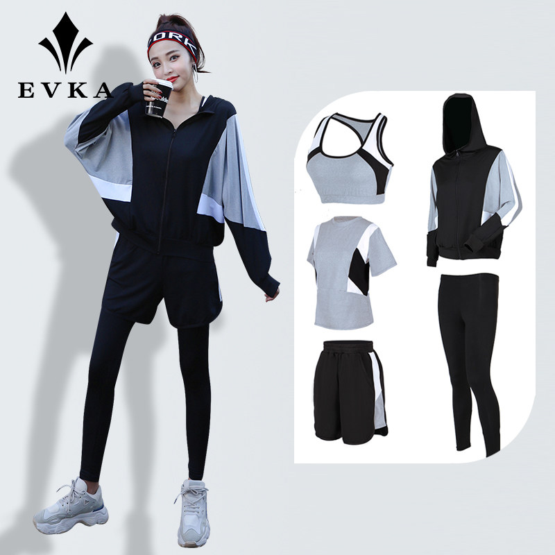 Yoga dress women autumn winter gym professional high-end running leisure fashion net red loose quick drying sports suit women