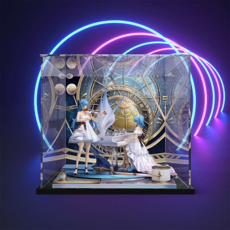 High-Transparency Acrylic Myethos D Major Canon 2233 Figure Display Box with Glass Cover for Storage