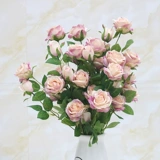 Симуляция и поддельная цветочная поддержка, розовая пластиковая букет, внутренняя гостиная