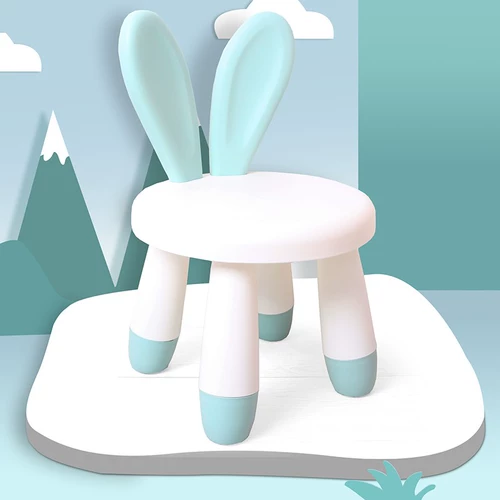 Пластиковое детское милое кресло для детского сада для домашнего использования, увеличенная толщина