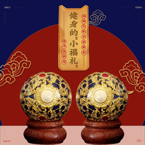 Hollow ring tone ball Baoding iron ball fitness ball hand grip ball hand ball health care ball player turn ball player play handball practice handball