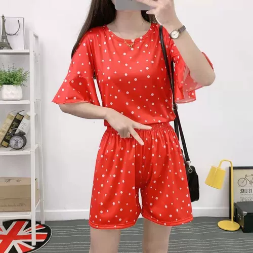 Летняя одежда, модный комплект для отдыха, большой размер, подходит для полных девушек