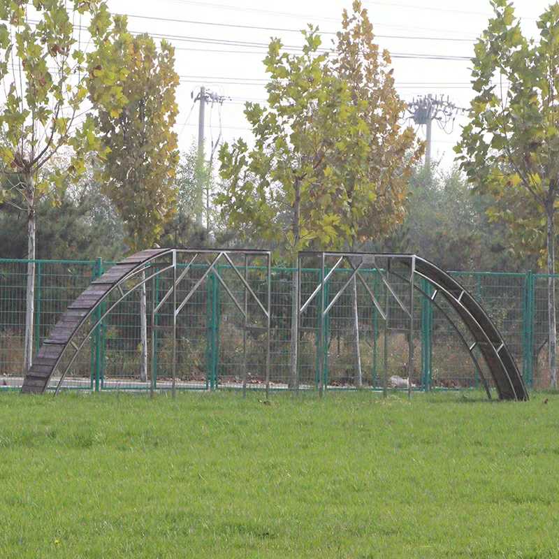 (Taobao selection) Dog training Agility Equipment Broken Bridge One Meter Board Jumping High Wood Ring Police Dog Disorder Trainer