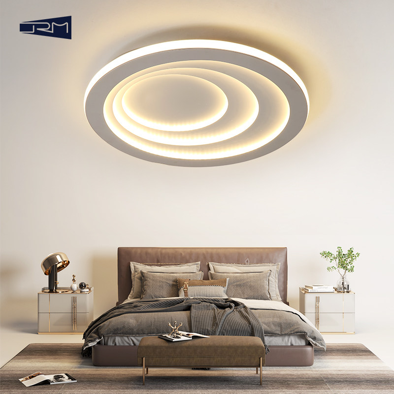 Master bedroom lamp minimalist modern LED ceiling light creative personality cozy art living room light Nordic minimalist lamps