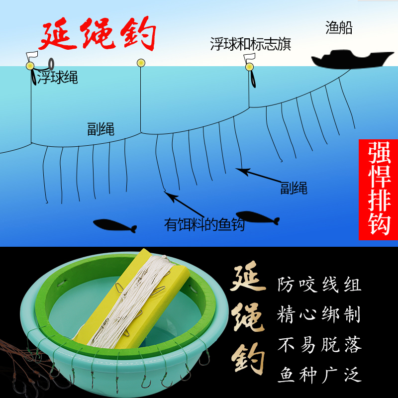 Special hook longline turtle hook tortoise hook black fish catfish yellow spicy diced bass eel hook string hook full set