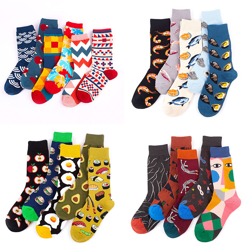 Women's Mid-Calf Socks, Cotton High-Top Men's Street Fashion Couple Skateboard Socks, European and American High-Top Autumn and Winter Trendy Socks ins Women's Mid-Calf Socks, Cotton High-Top Men's Street Fashion Couple Skateboard Socks, European and American High-Top Autumn and Winter Trendy Socks ins
