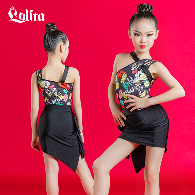 Lolita new girl Latin dance dresses children rehearsal for a dress girl toddler dance rules suit
