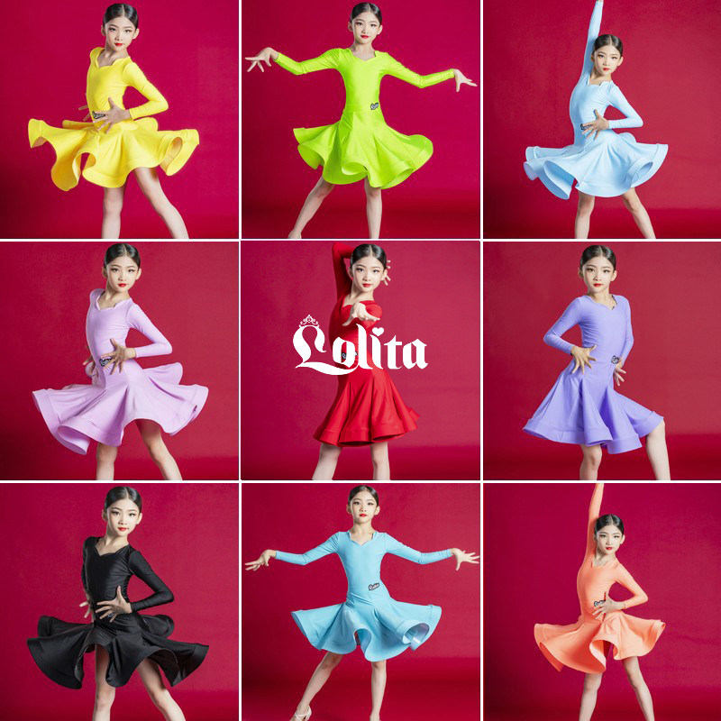 Lolita Lunar New Year Summer Training Testing Examination Contest Children Professional Provisions Competition Conserve Girls Latin Dancing Standard Conquerors
