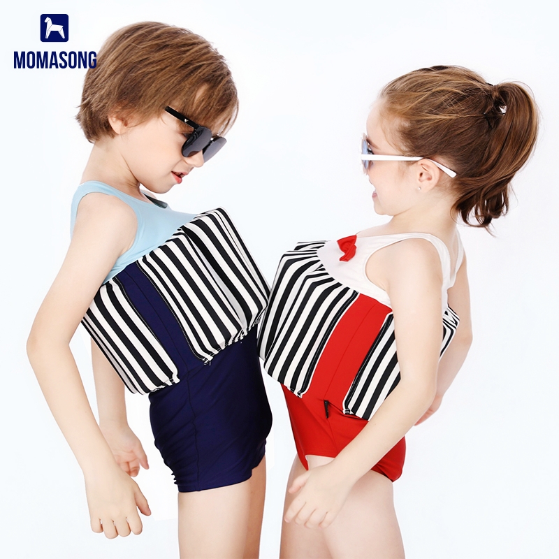 Momasong Children Buoyancy Swimsuit Boy Girl Floating Vest Baby baby little boy Girl Swimsuit