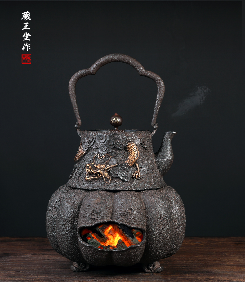 Iron Iron pot of cast Iron tea pot, kettle pot electricity TaoLu teapot household Iron pot of tea, no coating